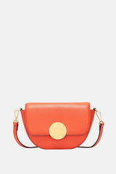 Oryany - Lottie Saddle Crossbody Small Handbags - Orange / One Size
